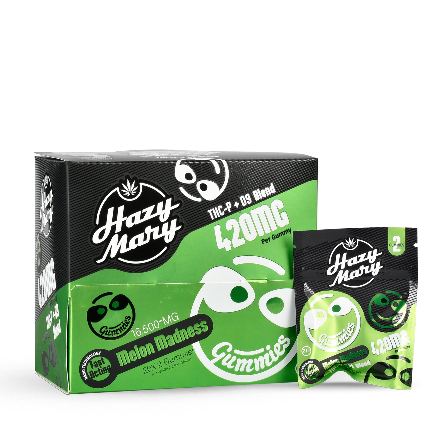 Hazy Mary 420mg 2pk gummy