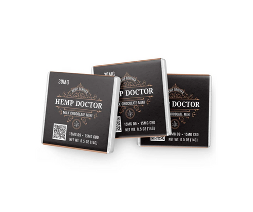 The Hemp Doctor 30mg Chocolate Squares