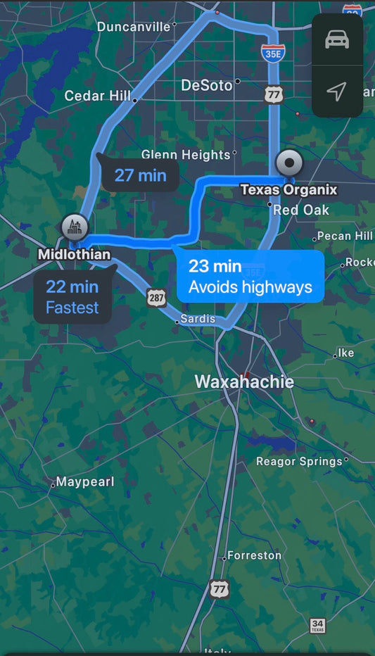 Texas Organix could be closer than you think!