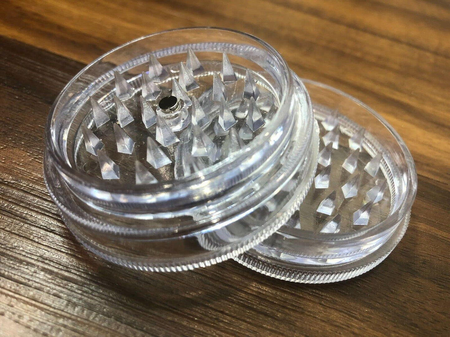 Clear grinder