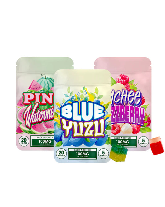 Hidden Hills Pack a Punch 100mg Gummies